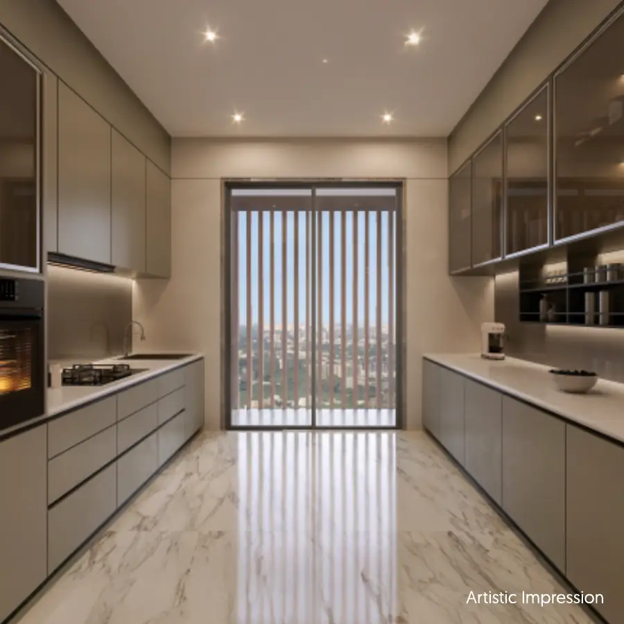 Evara kitchen, artistic impression